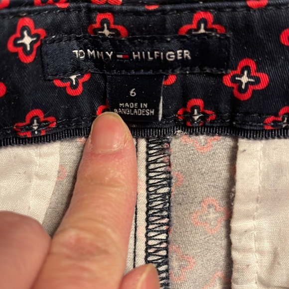 TOMMY HILFIGER | Madison Stretch Slim Chino Pants - sz 6 - Picture 8 of 9